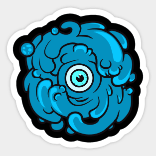 Eye Blue Hole Sticker